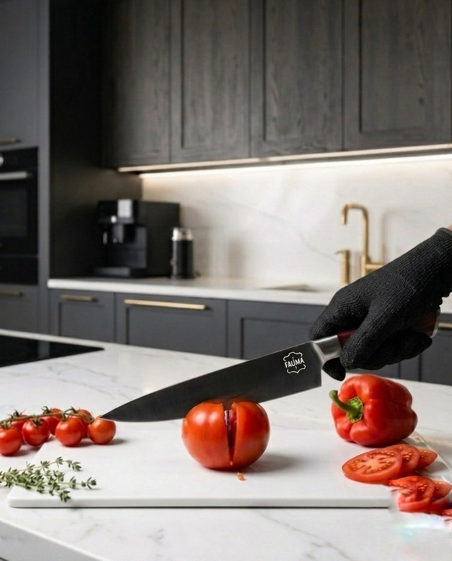 Premium Damascus Steel Chef Knife - Professional Japanese Kitchen Knife with Ergonomic Handle