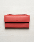 Elegant Leather Ladies Purse - Premium Clutch & Multi-Slot Long Wallet