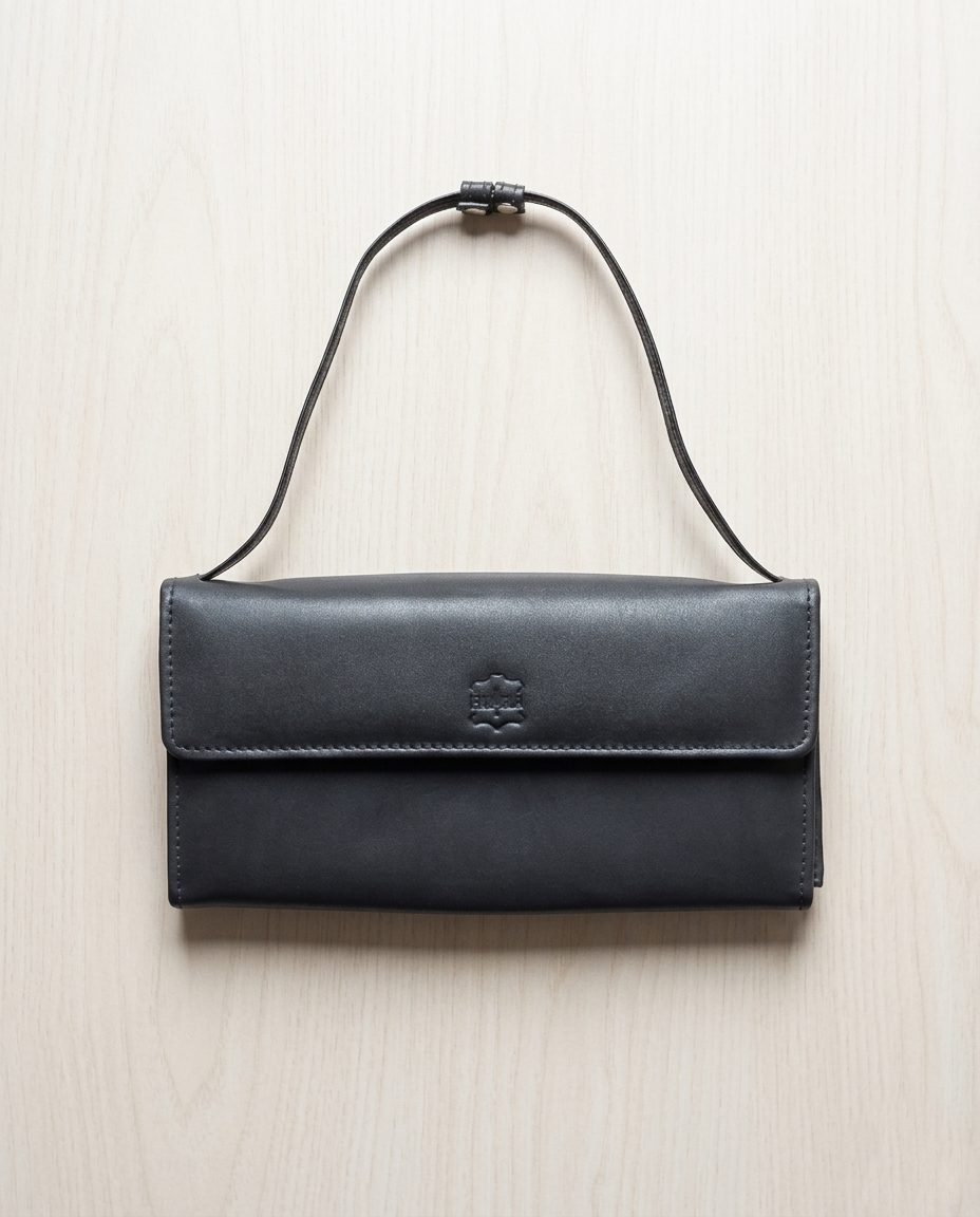 Elegant Leather Ladies Purse - Premium Clutch & Multi-Slot Long Wallet