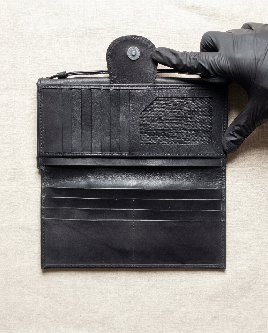 Elegant Leather Ladies Purse - Premium Clutch & Multi-Slot Long Wallet