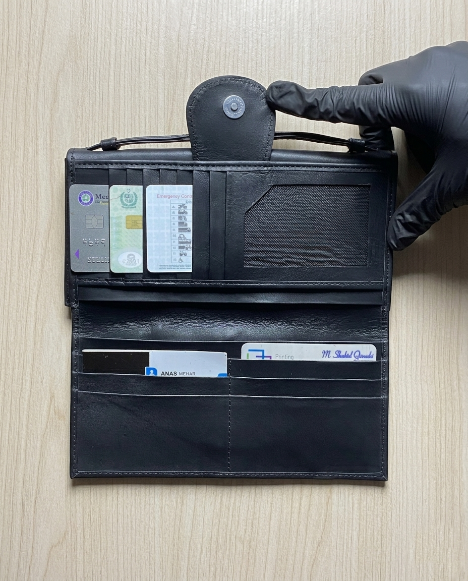 Elegant Leather Ladies Purse - Premium Clutch & Multi-Slot Long Wallet