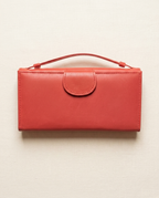Elegant Leather Ladies Purse - Premium Clutch & Multi-Slot Long Wallet