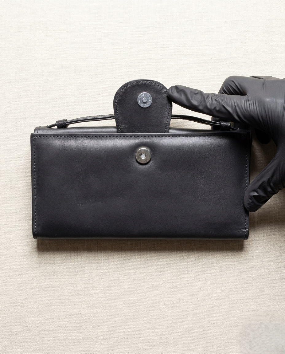 Elegant Leather Ladies Purse - Premium Clutch & Multi-Slot Long Wallet