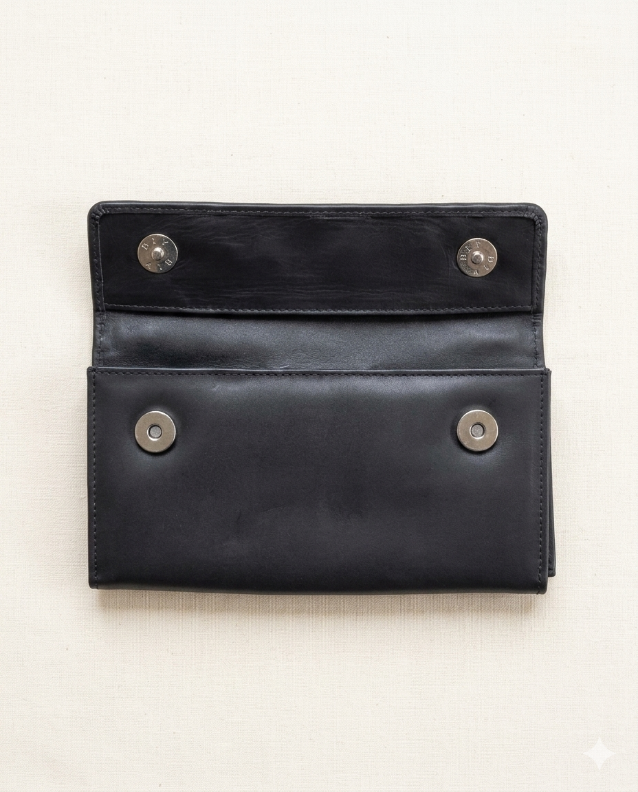 Elegant Leather Ladies Purse - Premium Clutch & Multi-Slot Long Wallet