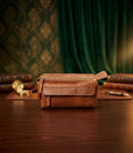 Premium Handcrafted Genuine Leather Utility Pouch – Compact Travel & Everyday Organizer